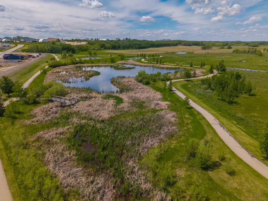 Fresh-paved roads and serviced lots at Valarosa