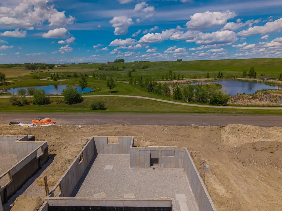 Valarosa ponds and greenspace from the air